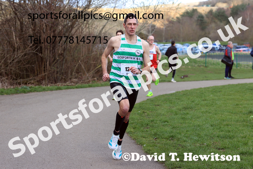 Senior Mens 2026 NECAA Royal Signals Road Relays, Hetton Lyons Country Park, Hetton le Hole. Photo: David T. Hewitson/Sports for All Pics